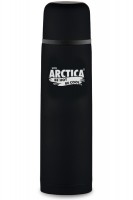 Термос "Арктика" с узким горлом 103-1000 черный, 1 л