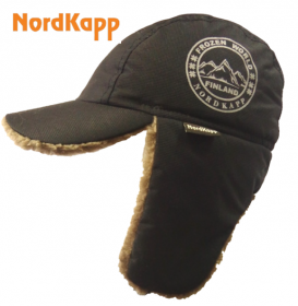 Кепка-ушанка NordKapp Frozen World black 