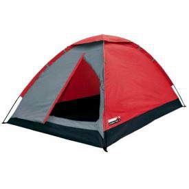 Палатка HIGH PEAK Monodome Pu 2 ( цвет: красный/серый)