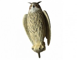 Чучело филин большой с крыльями (серый) BirdLand