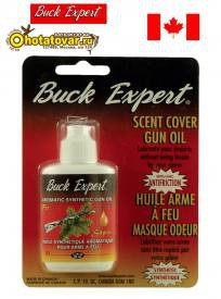 Оружейное масло с нейтрализатором запаха и ароматом ели Buck Expert Scented Gun Oil 21 Spruce