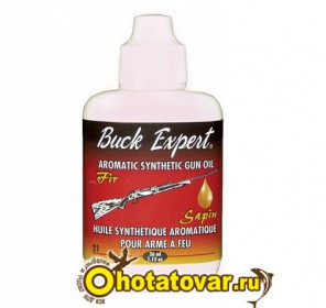 Оружейное масло с нейтрализатором запаха и ароматом кедра Buck Expert Scented Gun Oil 22 Cedar