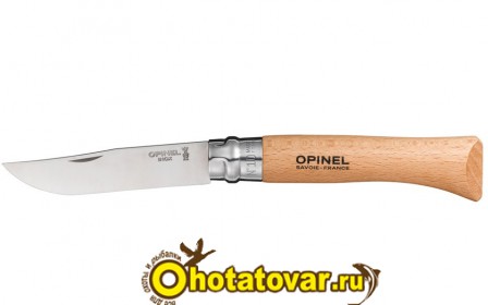 Охотничий нож Opinel Inox 10VRI (ручка из бука)