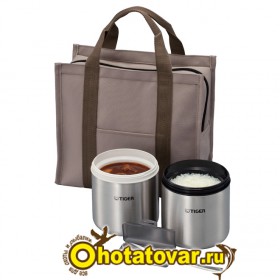 Контейнеры для еды в изотермической сумке Tiger LWY-W046 Brown