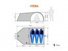 Палатка автоматическая (быстросборная) ITERA трёхместная 